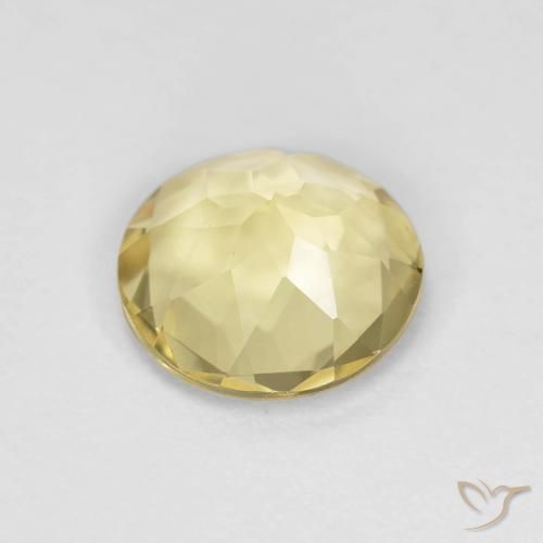 Béryl Jaune Dijon très clair naturelle Tour, 1.45 ct, VVS