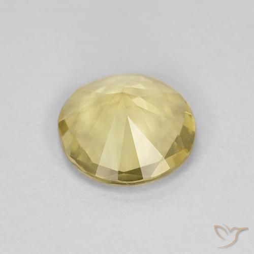 Béryl Jaune clair naturelle Tour, 1.32 ct, VVS