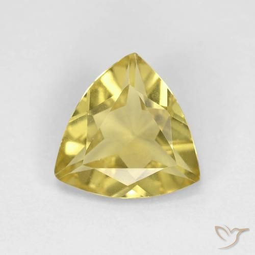 1.21ct Naturel Jaune doré léger Béryl, Trillion, VVS