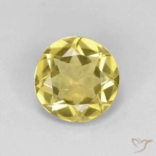 1.34ct Naturel Jaune clair Béryl, Tour, VVS