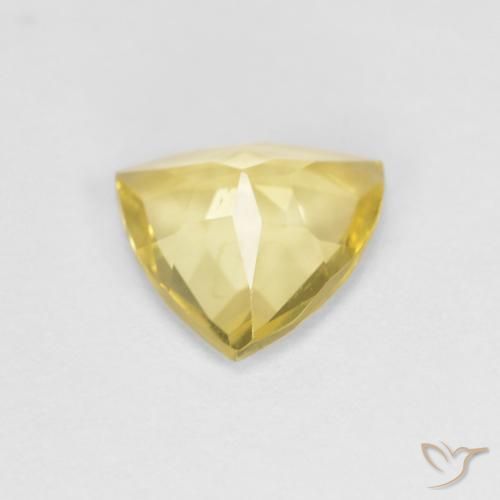 Béryl Doré léger naturelle Trillion, 1.27 ct, VVS
