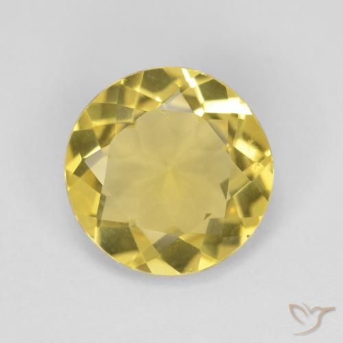 1.94ct Naturel Medium Light-Yellow Béryl, Tour, VVS