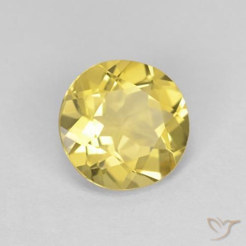 1.44ct Naturel Jaune Toscane Béryl, Tour, VVS