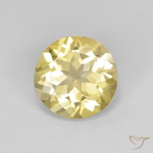1.55ct Naturel Jaune doré léger Béryl, Tour, VVS