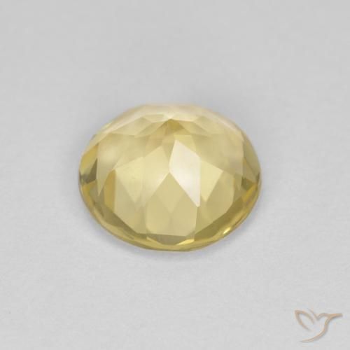 Béryl Jaune doré léger naturelle Tour, 1.55 ct, VVS