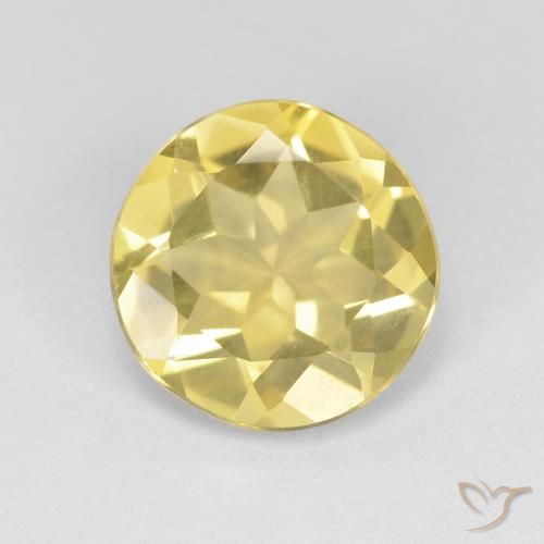 1.94ct Naturel Jaune Toscane Béryl, Tour, VVS