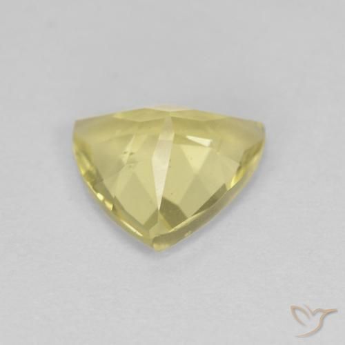 Béryl Jaune chaud naturelle Trillion, 1.24 ct, VVS-VS