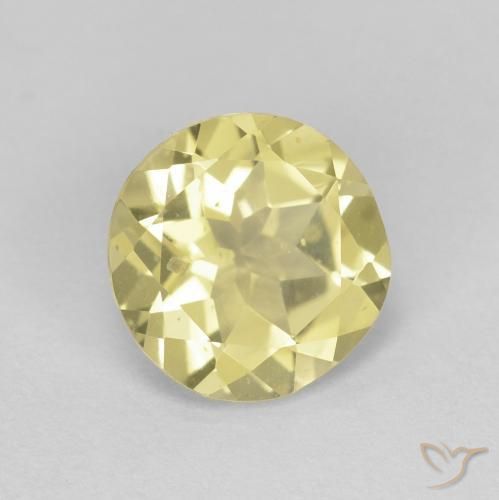 Béryl Jaune terreux léger naturelle Tour, 1.60 ct, VVS-VS
