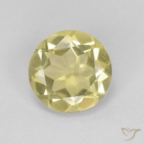 1.62ct Naturel Jaune terreux léger Béryl, Tour, VVS-VS
