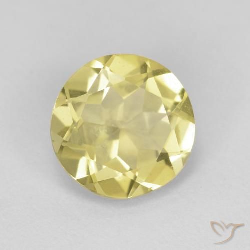 Béryl Jaune terreux léger naturelle Tour, 1.62 ct, VVS-VS