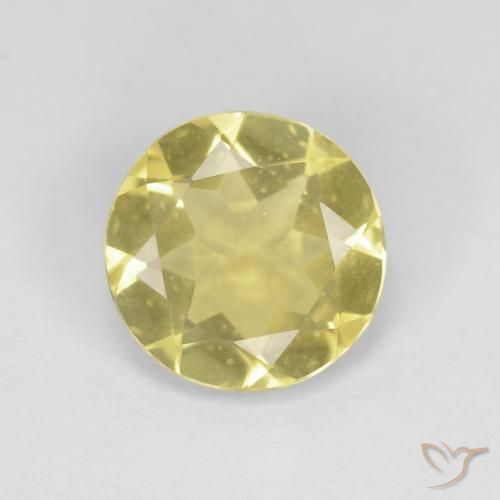 1.45ct Naturel Jaune chaud Béryl, Tour, VVS-VS