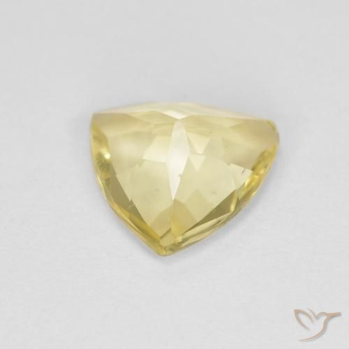Béryl Jaune chaud naturelle Trillion, 1.09 ct, VVS-VS