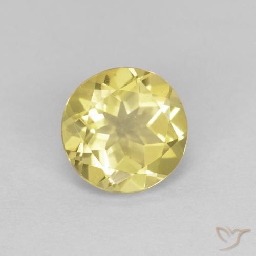 Béryl Jaune Toscane naturelle Tour, 1.23 ct, VVS-VS