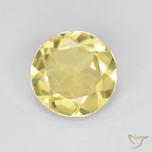 1.45ct Naturel Jaune Toscane Béryl, Tour, VVS