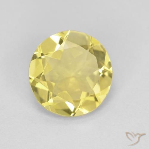 Béryl Medium Light-Yellow naturelle Tour, 1.45 ct, VVS