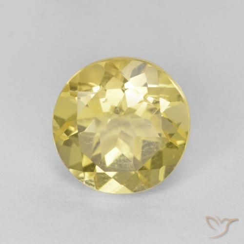 1.46ct Naturel Medium Light-Yellow Béryl, Tour, VS