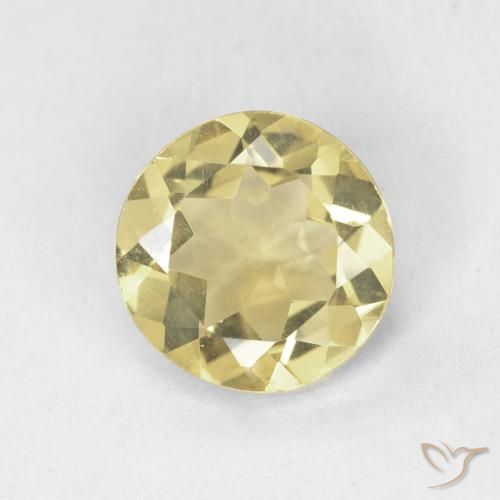 Béryl Jaune chaud naturelle Tour, 1.40 ct, VVS-VS