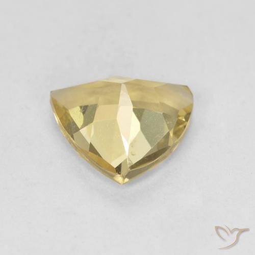 Béryl Jaune clair naturelle Trillion, 1.29 ct, VVS-VS