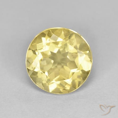 1.82ct Naturel Jaune Toscane Béryl, Tour, VS