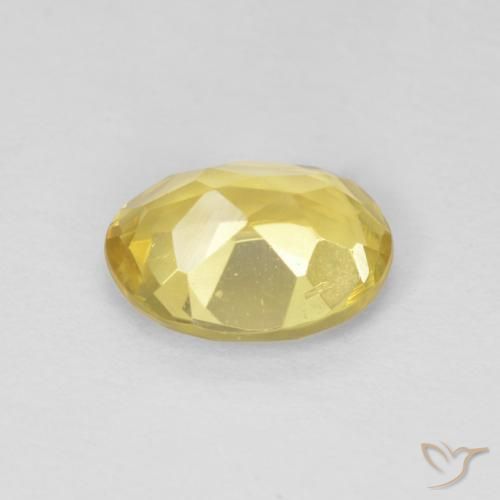 Béryl Jaune moyen naturelle ovale, 1.17 ct, VS