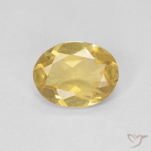 Béryl Doré naturelle ovale, 1.00 ct, VS