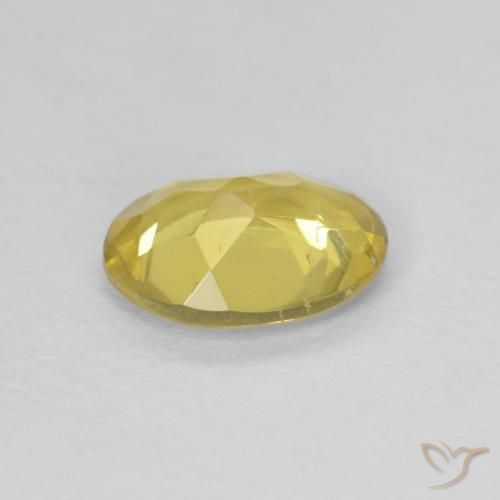 Béryl Jaune Toscane naturelle ovale, 1.01 ct, VS