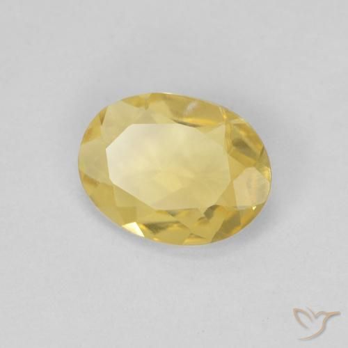 0.85ct Naturel Jaune doré léger Béryl, ovale, VVS