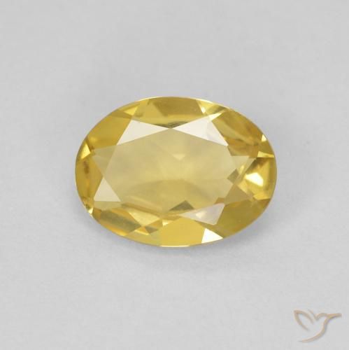 0.97ct Naturel Jaune doré léger Béryl, ovale, VVS