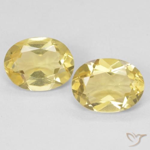 2.31ctw Naturel Jaune doré léger Béryl, ovale, VVS-VS