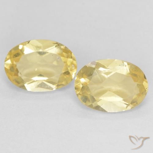 1.37ctw Naturel Jaune clair Béryl, ovale, VS