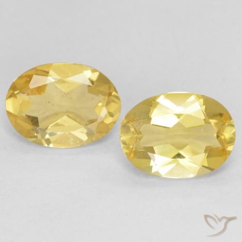 2.19ctw Naturel Jaune doré léger Béryl, ovale, VS
