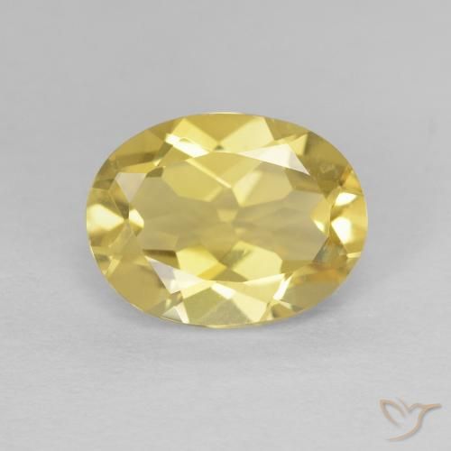 1.70ct Naturel Doré léger Béryl, ovale, VVS