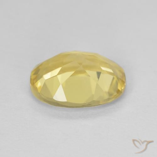 Béryl Doré léger naturelle ovale, 1.70 ct, VVS