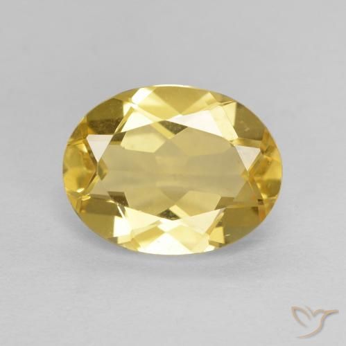 1.75ct Naturel Jaune clair Béryl, ovale, VVS
