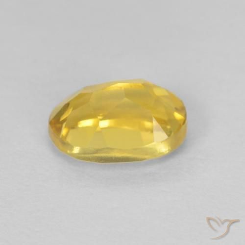 Béryl Jaune miel naturelle ovale, 0.89 ct, VVS