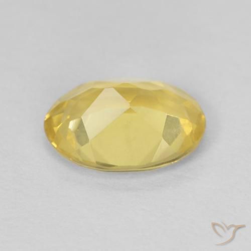 Béryl Jaune clair naturelle ovale, 0.97 ct, VVS