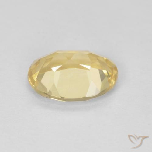 Béryl Doré léger naturelle ovale, 1.06 ct, VVS-VS