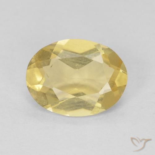 1.05ct Naturel Jaune doré léger Béryl, ovale, VVS-VS