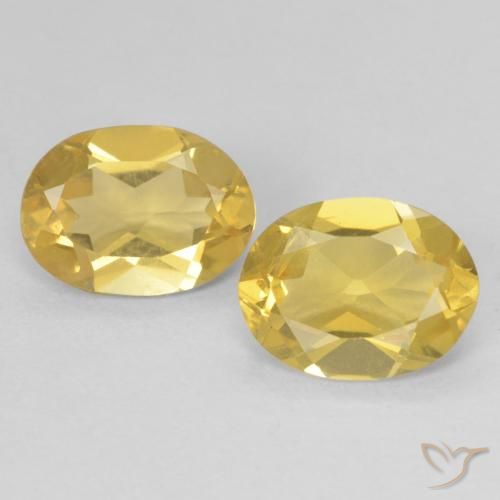 2.15ctw Naturel Jaune foncé Béryl, ovale, VVS-VS