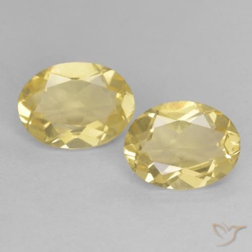 2.19ctw Naturel Jaune clair Béryl, ovale, VVS-VS