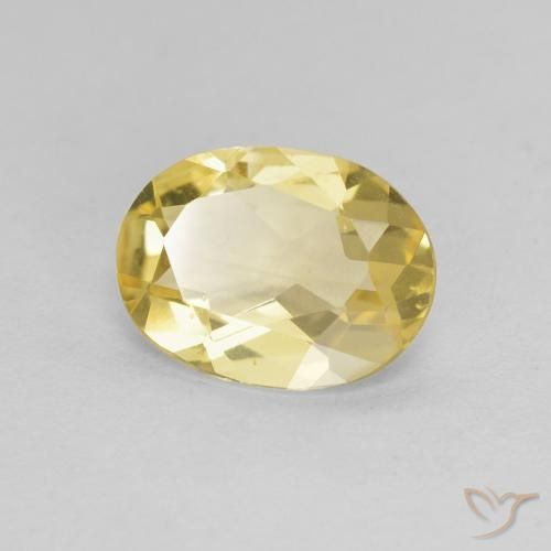 1.19ct Naturel Jaune doré léger Béryl, ovale, VVS-VS