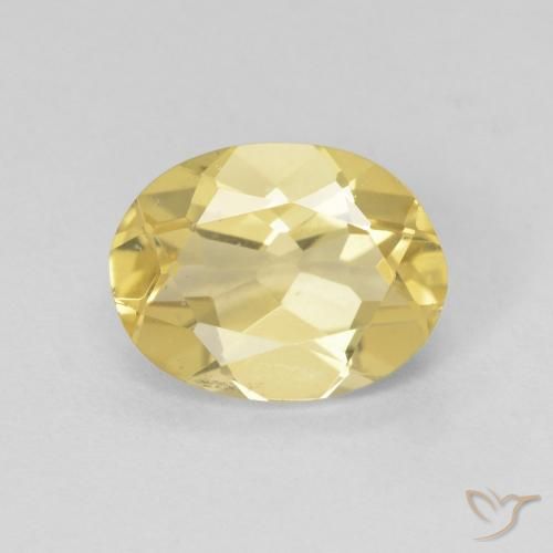 1.74ct Naturel Jaune clair Béryl, ovale, VVS-VS
