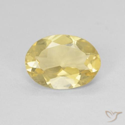 1.46ct Naturel Jaune doré léger Béryl, ovale, VVS-VS