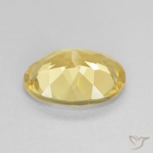Béryl Jaune doré léger naturelle ovale, 2.22 ct, VVS-VS