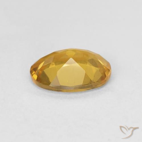 Béryl Orange-or naturelle ovale, 1.32 ct, VS