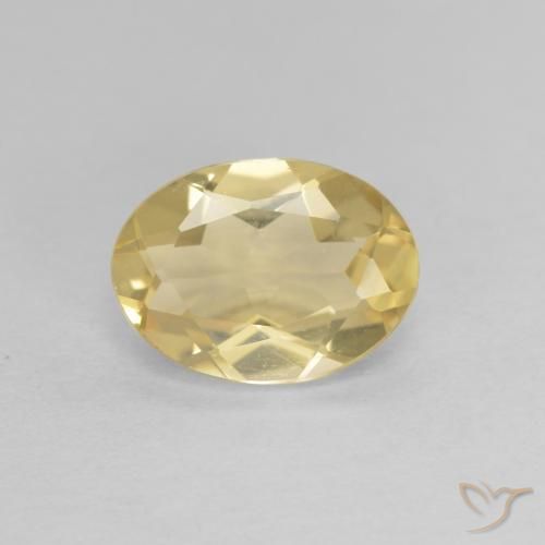 1.49ct Naturel Doré léger Béryl, ovale, VVS
