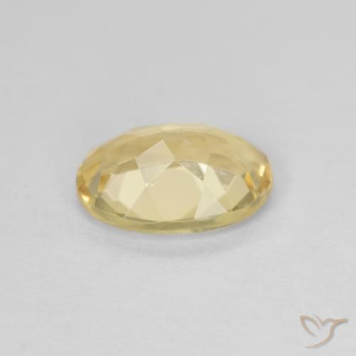 Béryl Doré léger naturelle ovale, 1.49 ct, VVS