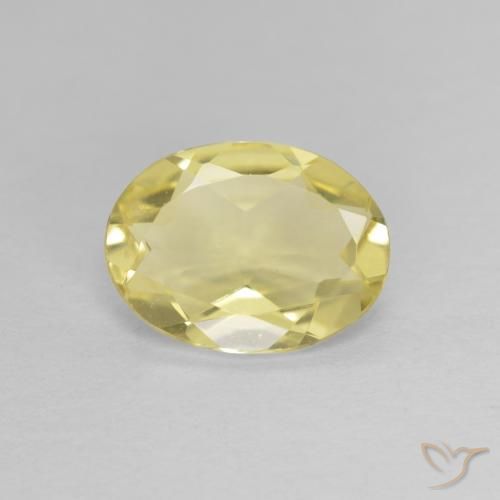 1.41ct Naturel Jaune clair Béryl, ovale, VVS