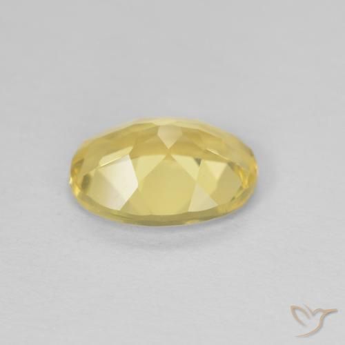 Béryl Doré léger naturelle ovale, 1.53 ct, VVS