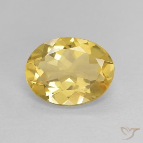 2.19ct Naturel Jaune clair Béryl, ovale, VVS